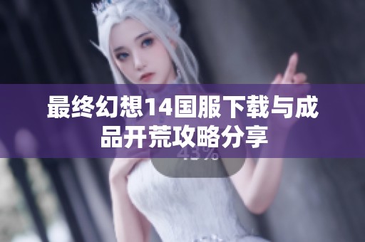 最终幻想14国服下载与成品开荒攻略分享