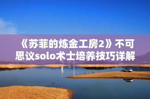 《苏菲的炼金工房2》不可思议solo术士培养技巧详解第四篇