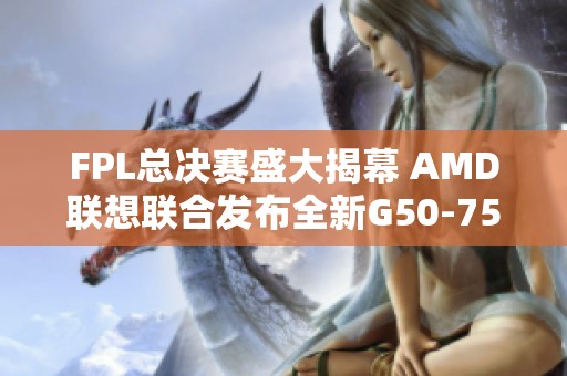 FPL总决赛盛大揭幕 AMD联想联合发布全新G50-75系列产品