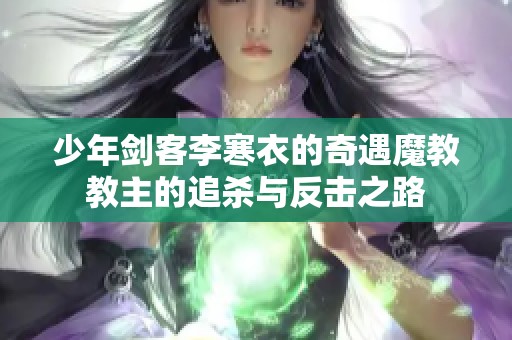 少年剑客李寒衣的奇遇魔教教主的追杀与反击之路