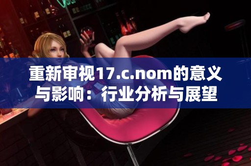 重新审视17.c.nom的意义与影响：行业分析与展望