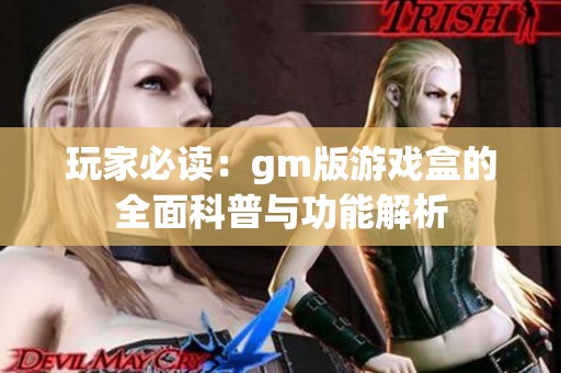 玩家必读：gm版游戏盒的全面科普与功能解析