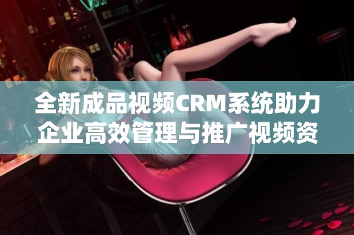 全新成品视频CRM系统助力企业高效管理与推广视频资源